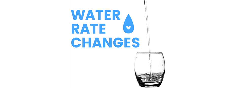 Water Rate Changes Banner