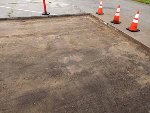 Lake Bloomington Parking Lot Patching 11