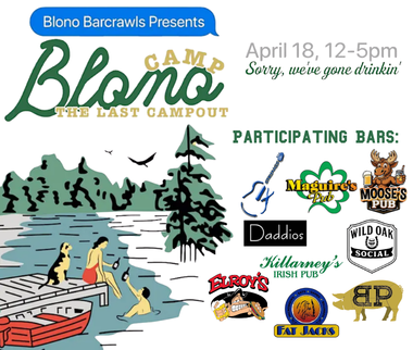 Downtown Bloomington Spring Bar Crawl April 18 12-5pm